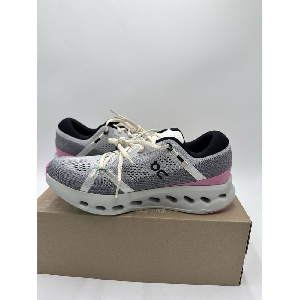 On Cloudsurfer 2 Running Sneaker White Mineral Gray Men’s Size 12 NWB No Lid - Picture 4 of 9